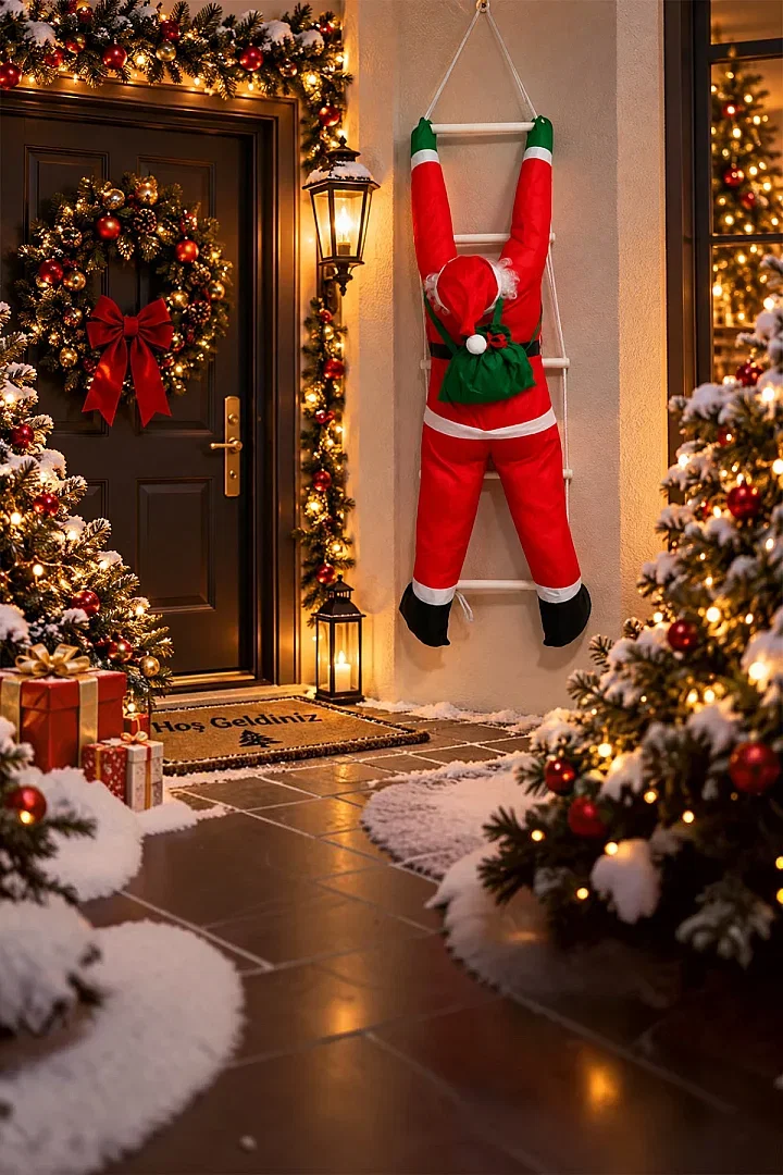 Yılbaşı Tırmanan Noel Baba 120 cm - 5