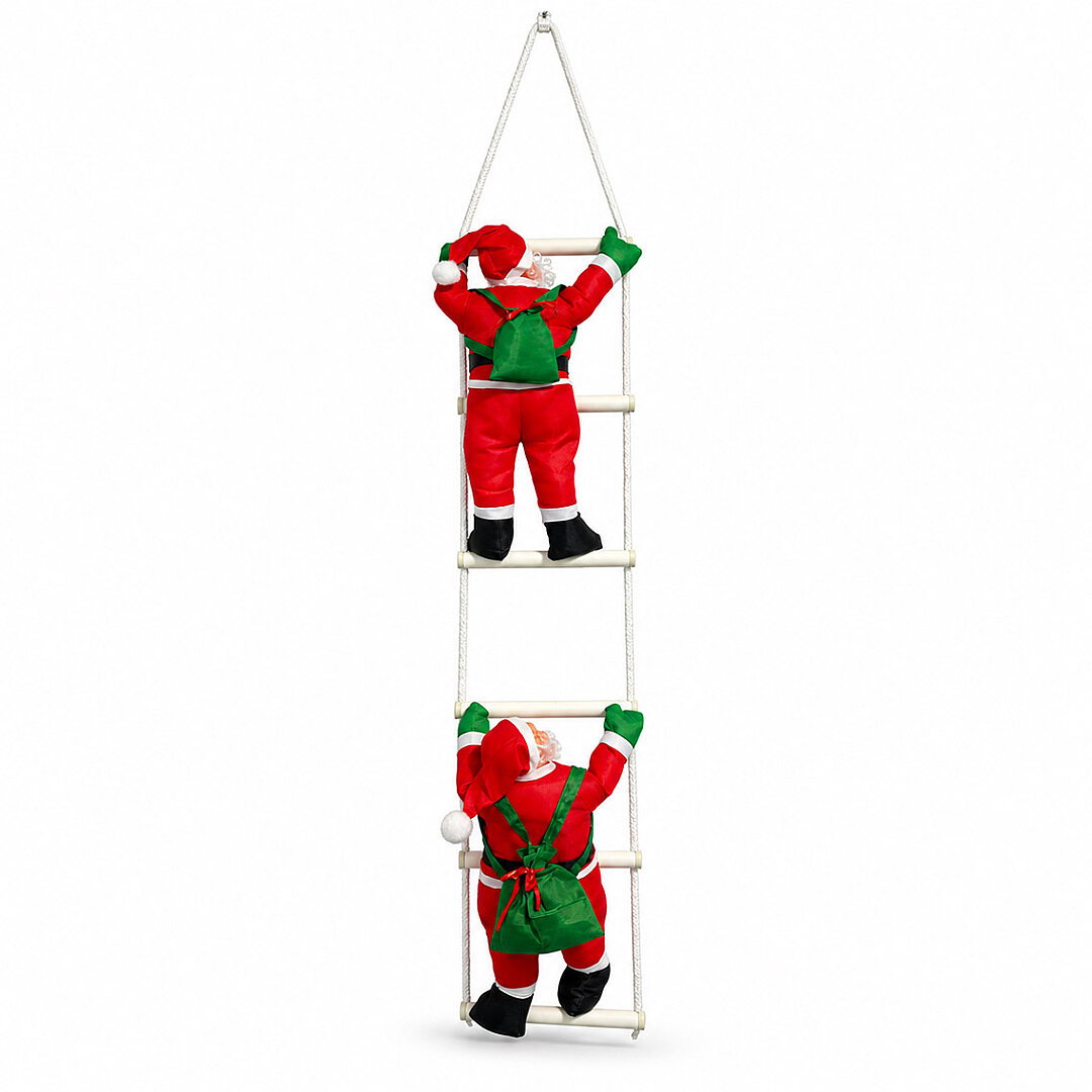 Yılbaşı Tırmanan Noel Baba 125 cm 2'li - 3