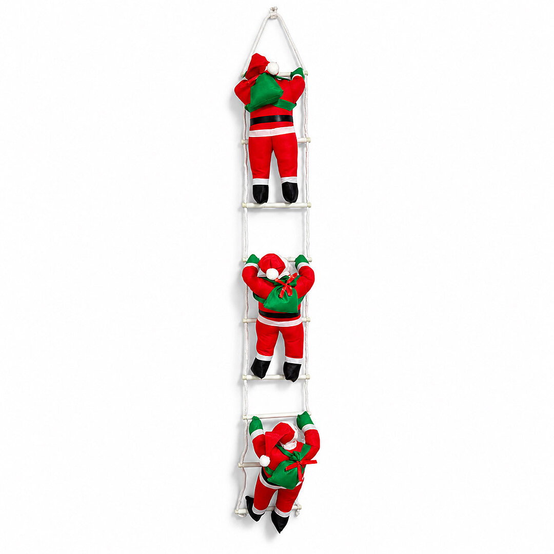 Yılbaşı Tırmanan Noel Baba 125 cm 3'lü - 2