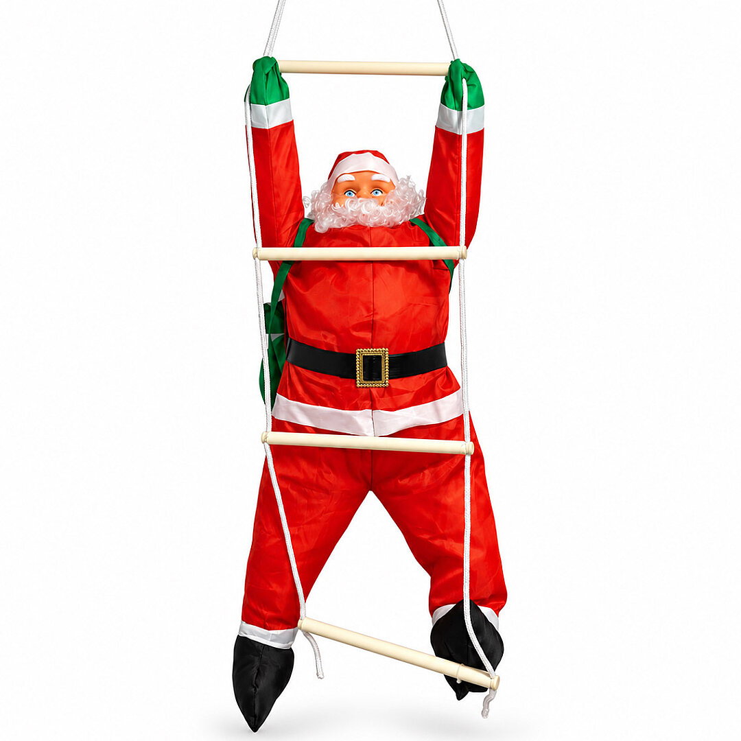 Yılbaşı Tırmanan Noel Baba 90 cm - 5