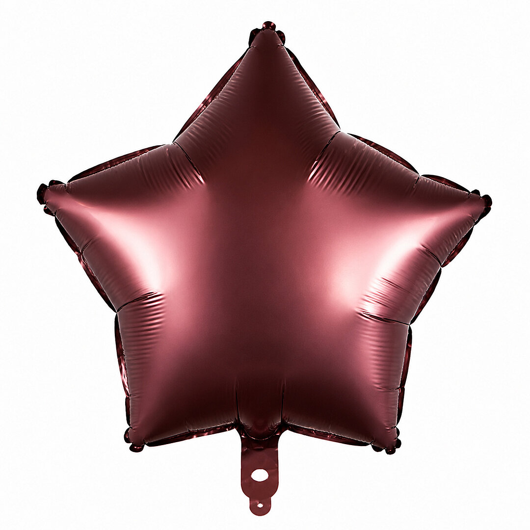 Yıldız Folyo Balon Çikolata kahve (18 inc) - 1