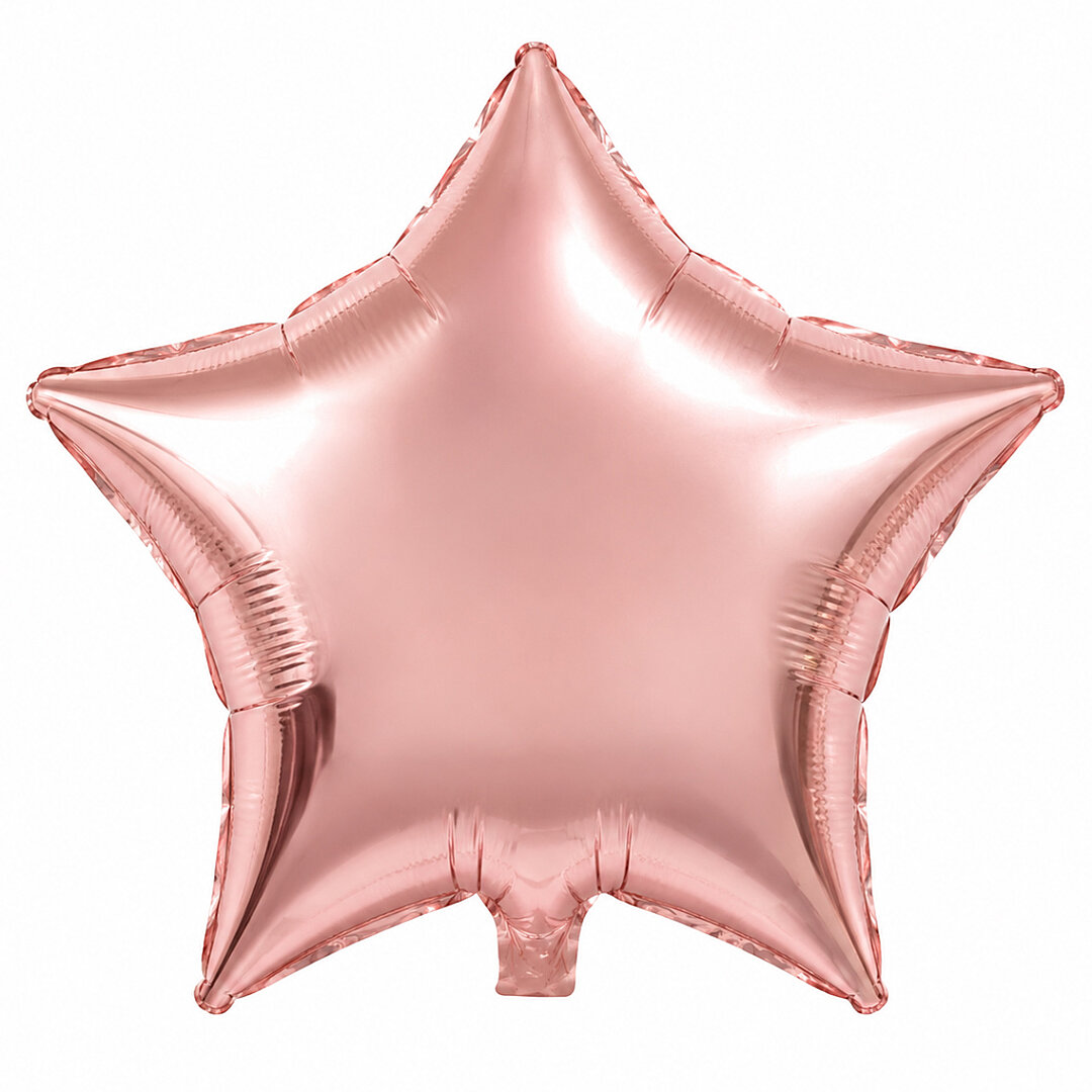 Yıldız Folyo Balon Rose Gold 24 inc - Beysüs